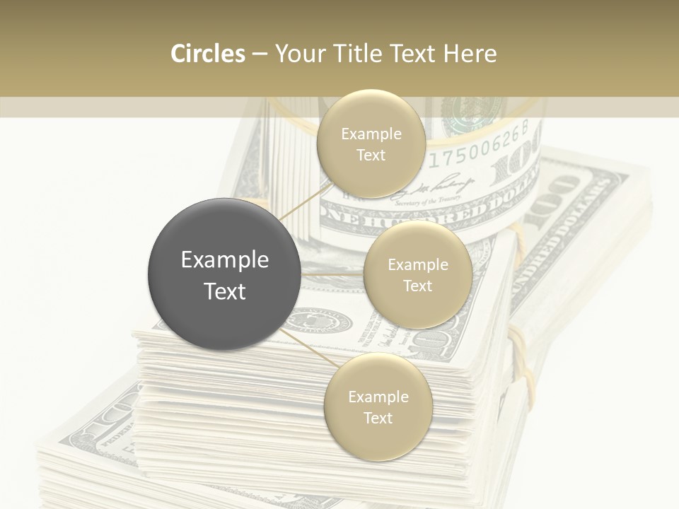 Currency Background Wages PowerPoint Template