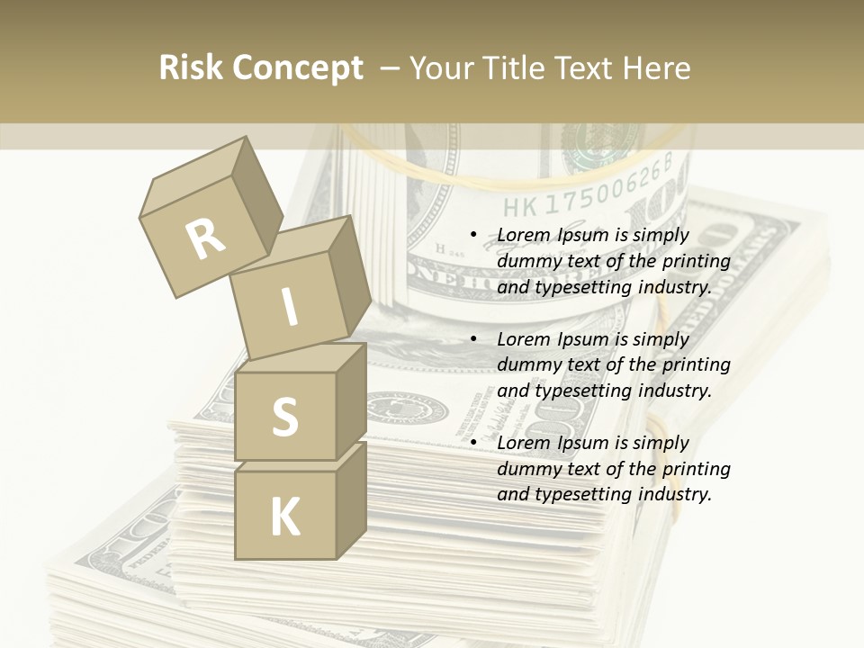 Currency Background Wages PowerPoint Template