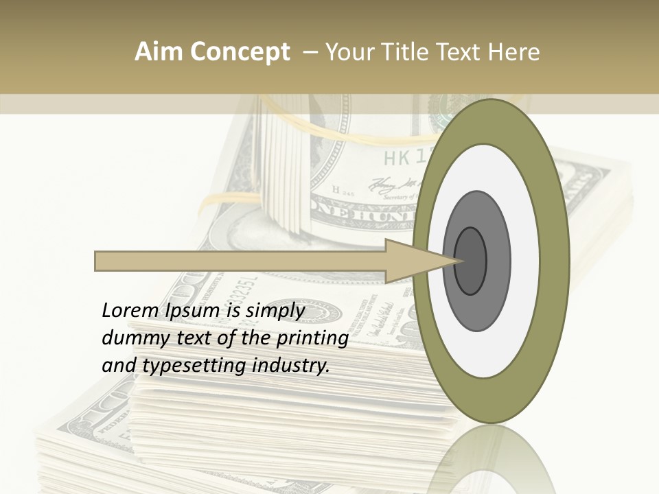 Currency Background Wages PowerPoint Template