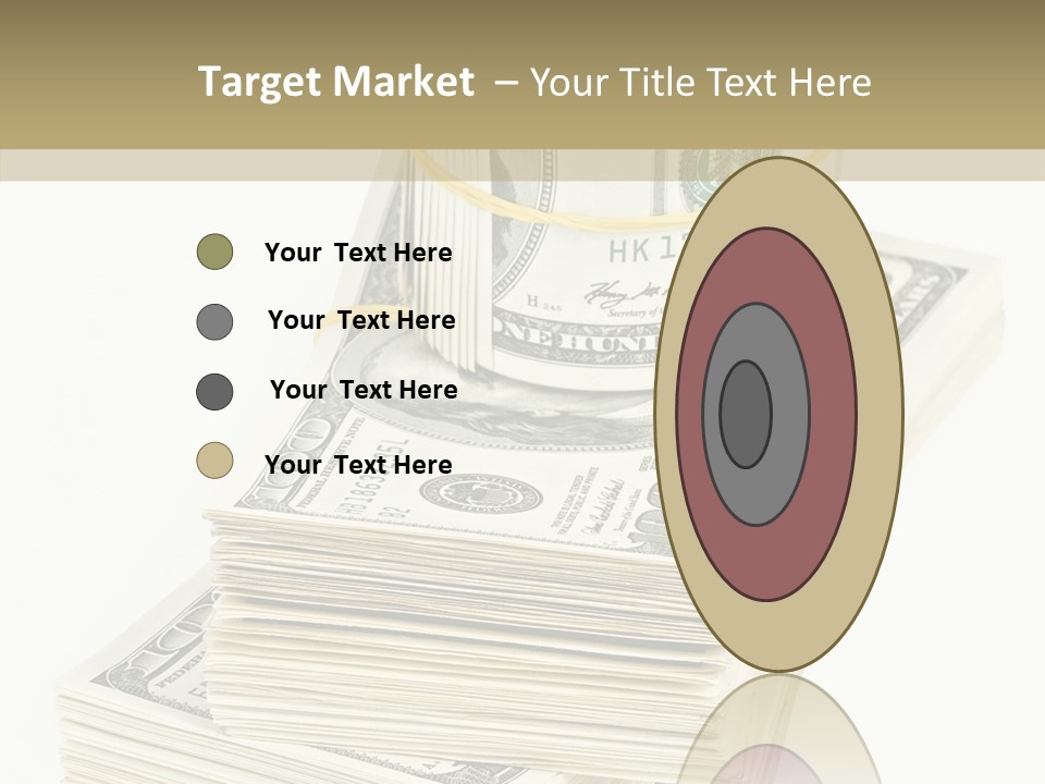 Currency Background Wages PowerPoint Template