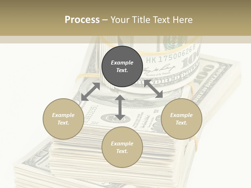 Currency Background Wages PowerPoint Template
