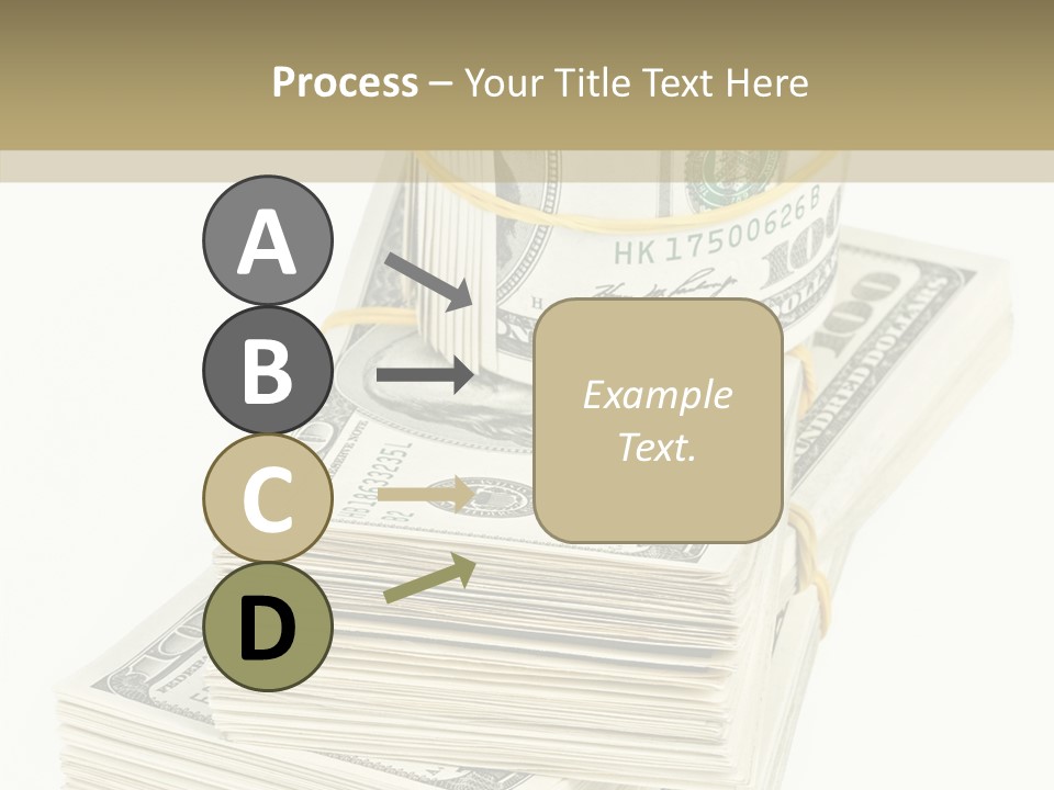Currency Background Wages PowerPoint Template