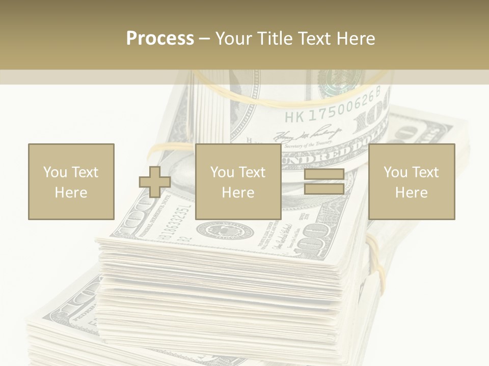 Currency Background Wages PowerPoint Template