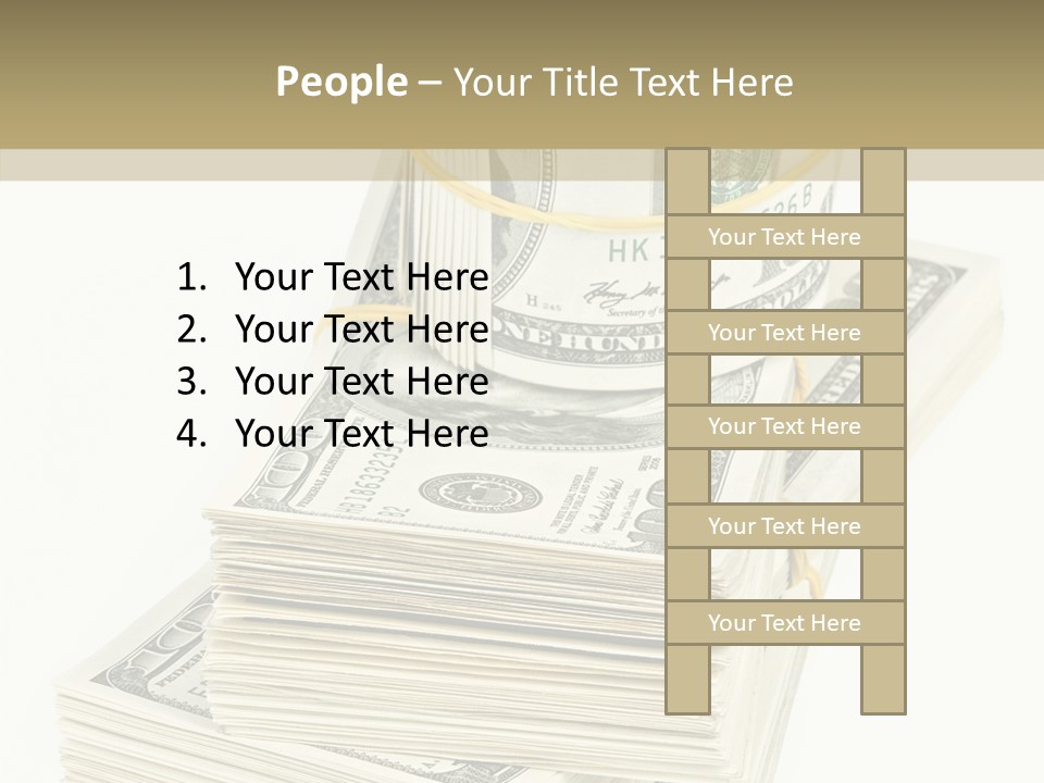Currency Background Wages PowerPoint Template