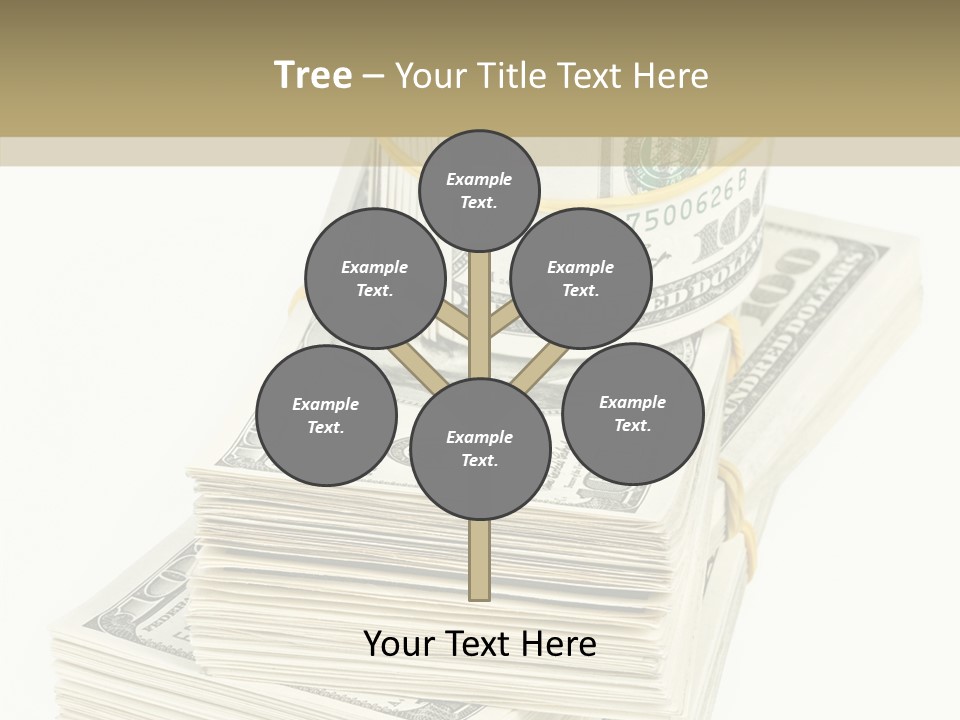 Currency Background Wages PowerPoint Template
