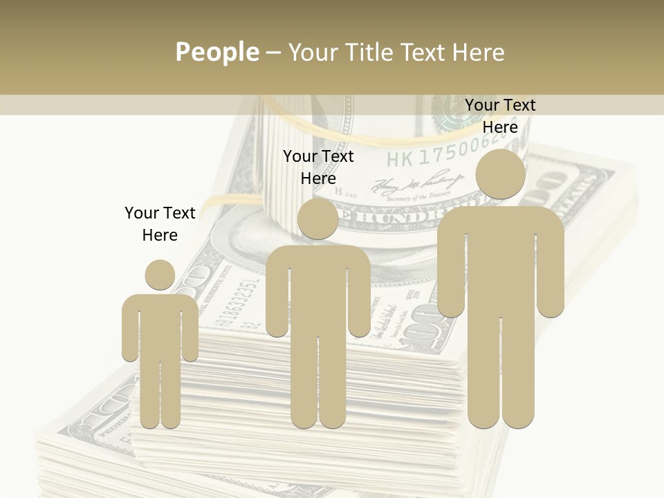 Currency Background Wages PowerPoint Template