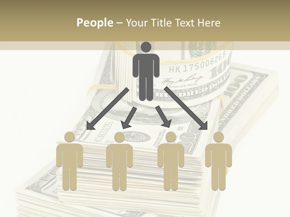 Currency Background Wages PowerPoint Template