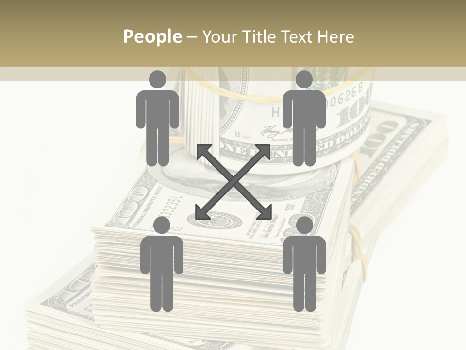 Currency Background Wages PowerPoint Template
