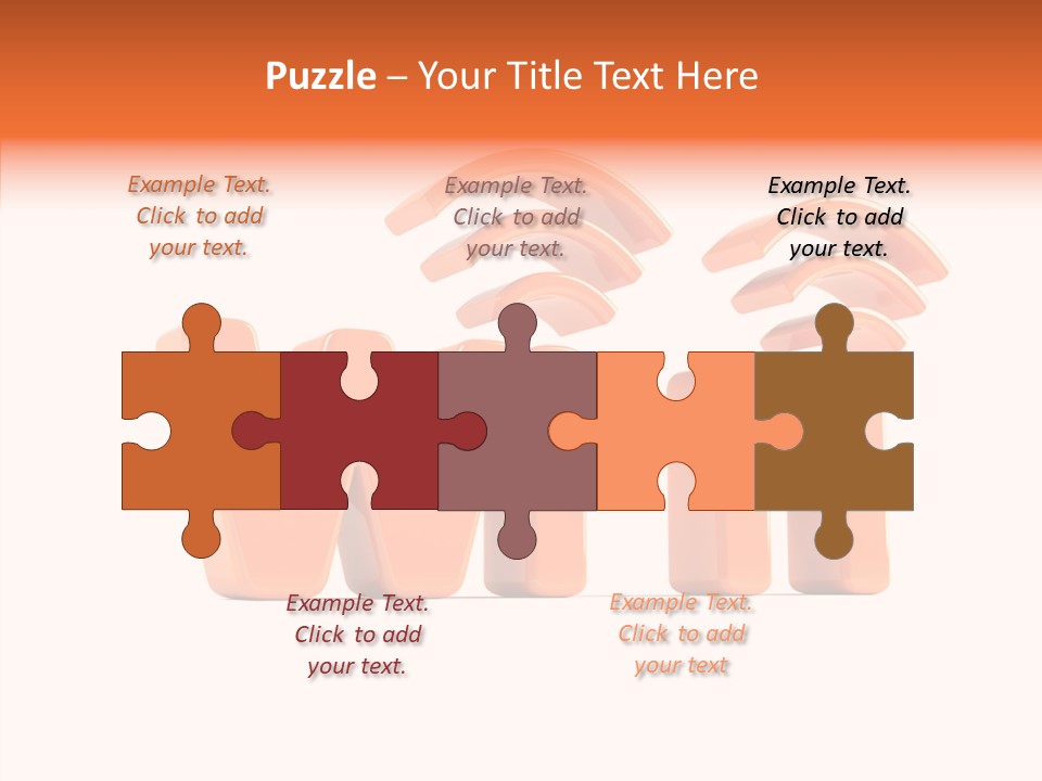 White Wifi Spot PowerPoint Template