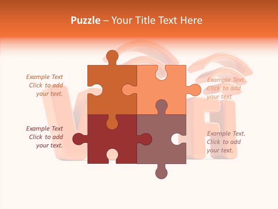 White Wifi Spot PowerPoint Template