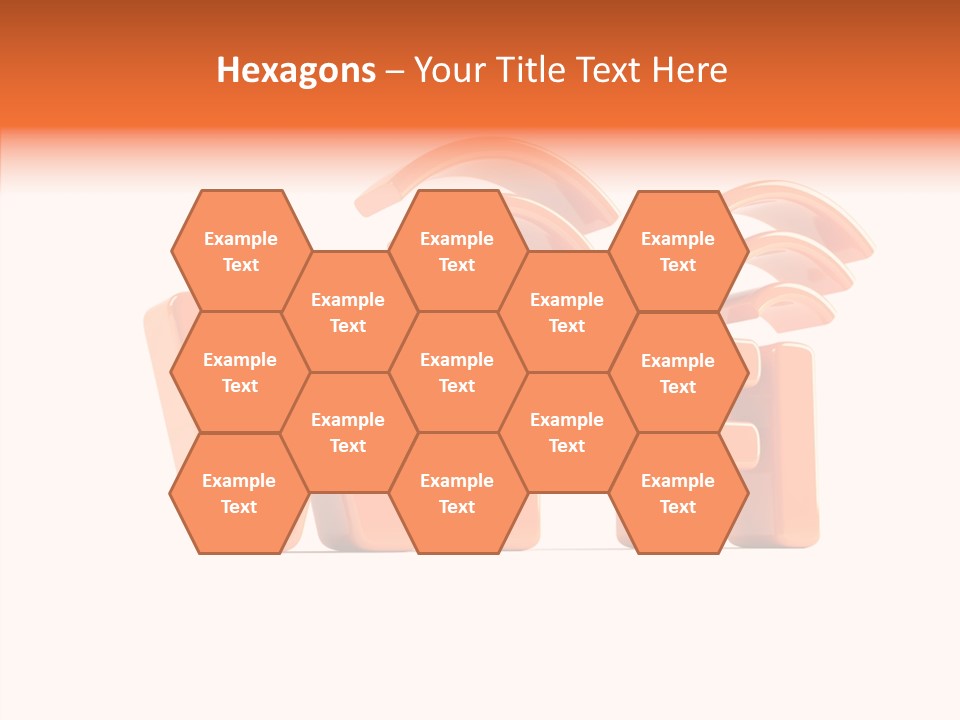 White Wifi Spot PowerPoint Template