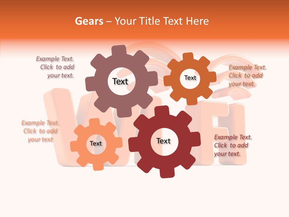 White Wifi Spot PowerPoint Template