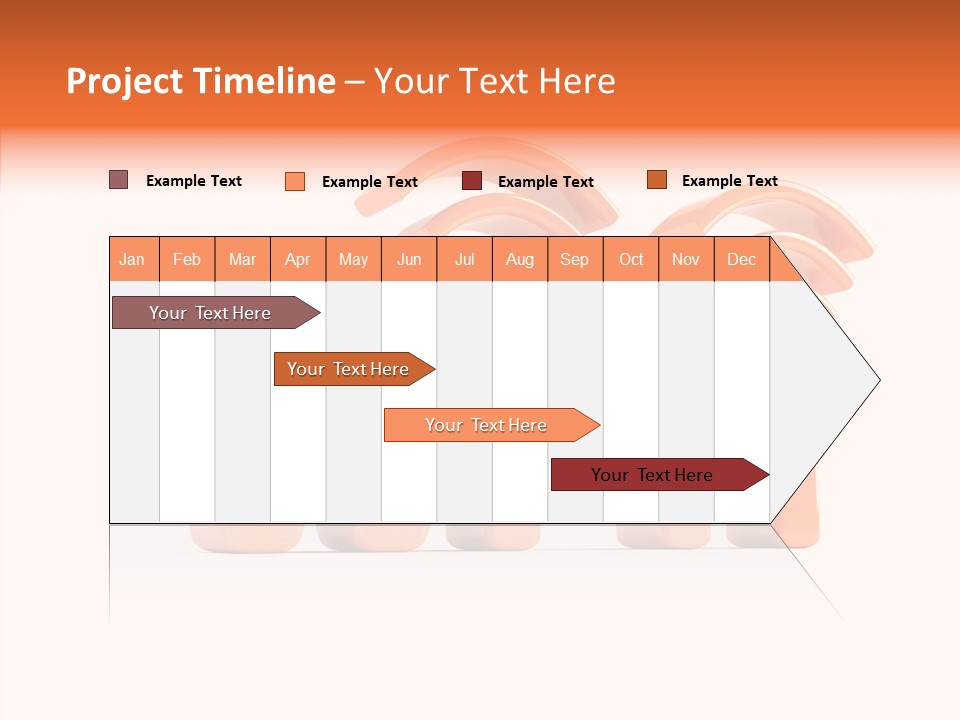 White Wifi Spot PowerPoint Template
