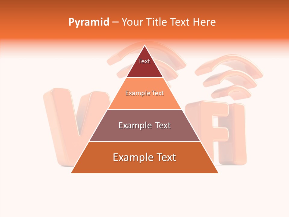 White Wifi Spot PowerPoint Template