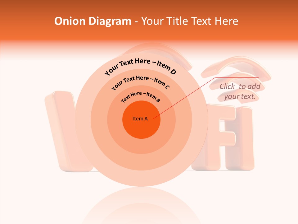 White Wifi Spot PowerPoint Template