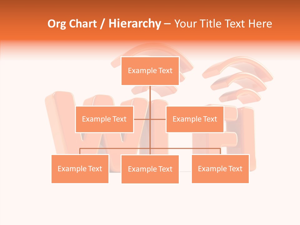 White Wifi Spot PowerPoint Template