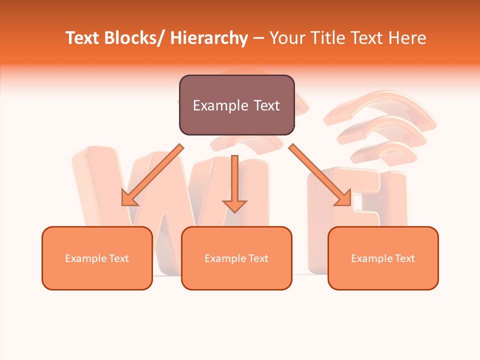 White Wifi Spot PowerPoint Template