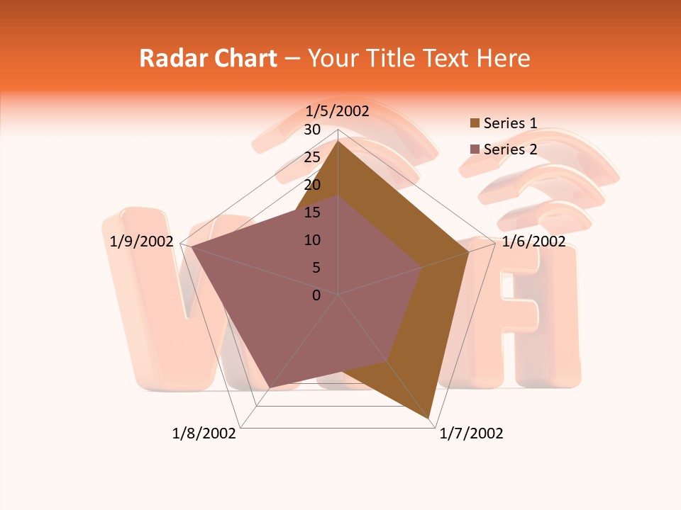 White Wifi Spot PowerPoint Template