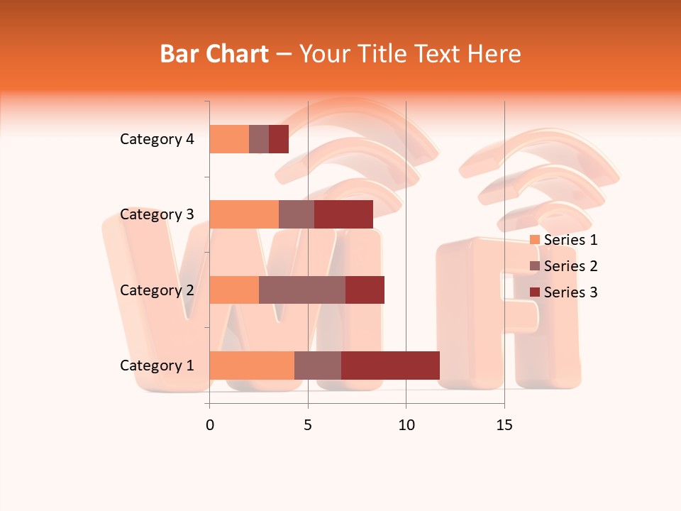 White Wifi Spot PowerPoint Template