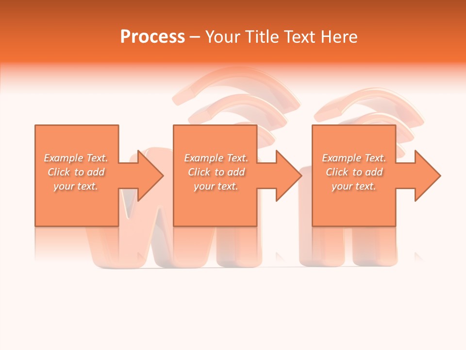 White Wifi Spot PowerPoint Template
