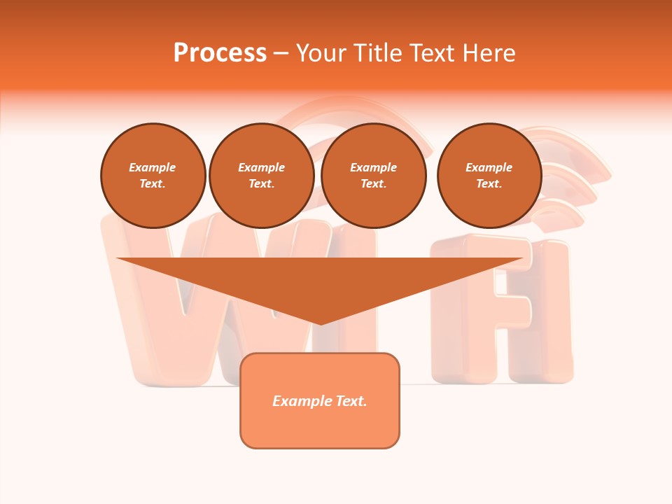 White Wifi Spot PowerPoint Template