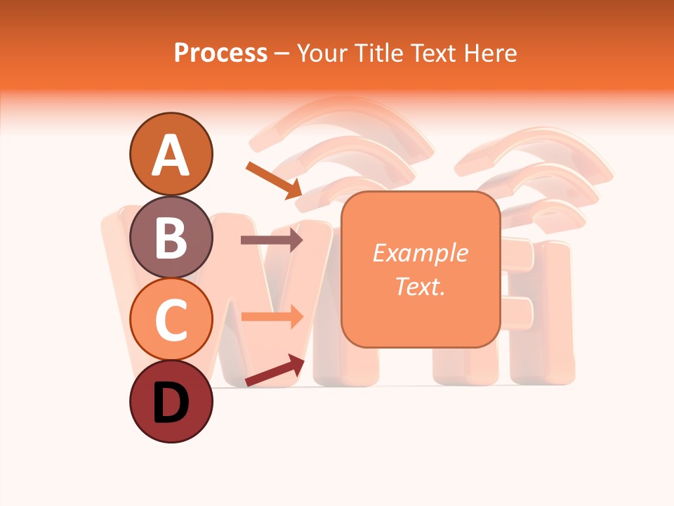 White Wifi Spot PowerPoint Template