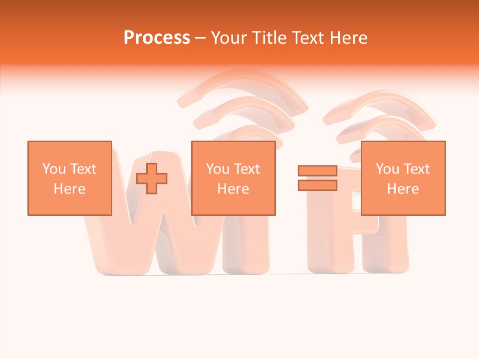 White Wifi Spot PowerPoint Template