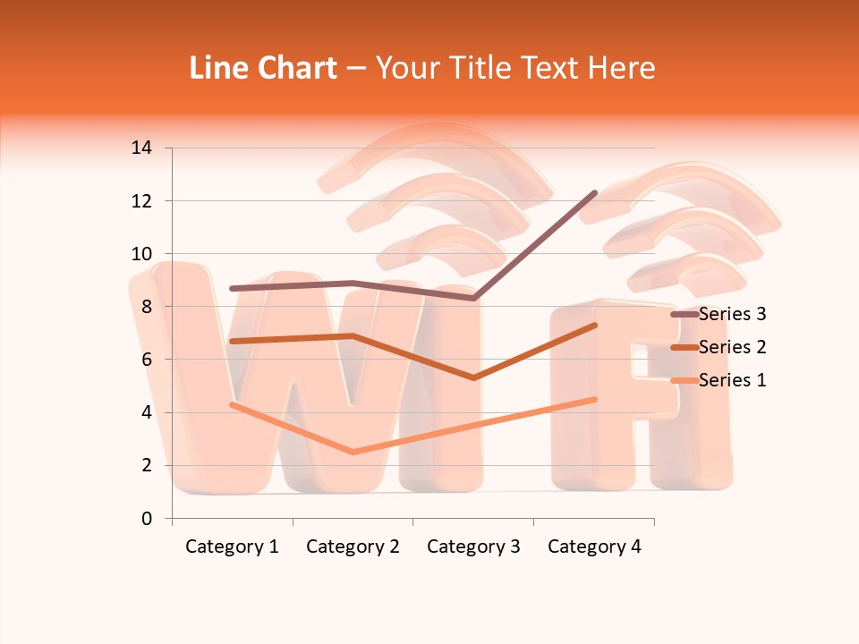 White Wifi Spot PowerPoint Template
