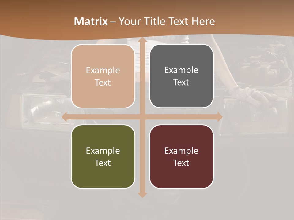 Car Woman Service PowerPoint Template