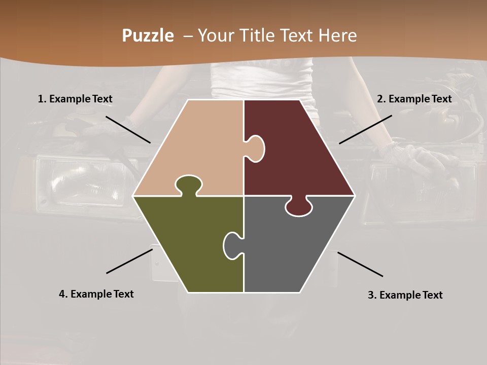 Car Woman Service PowerPoint Template