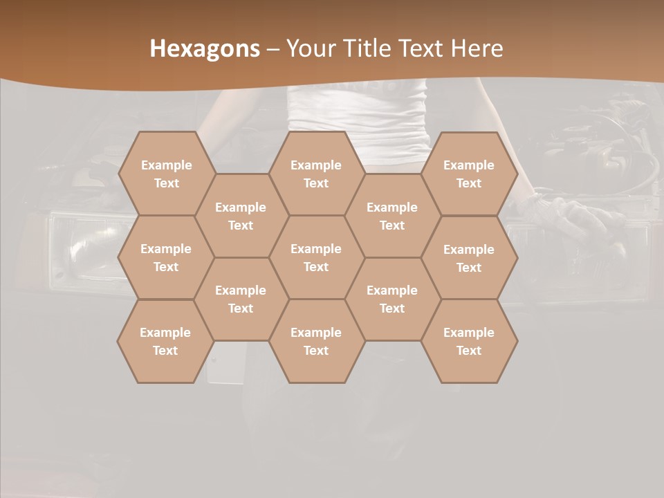 Car Woman Service PowerPoint Template