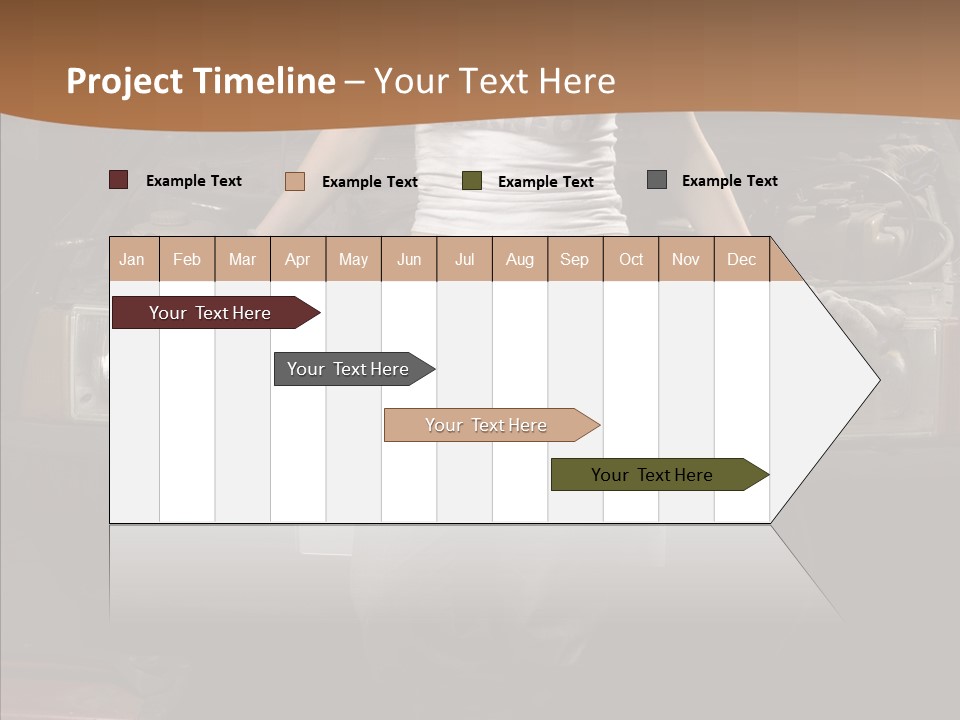 Car Woman Service PowerPoint Template