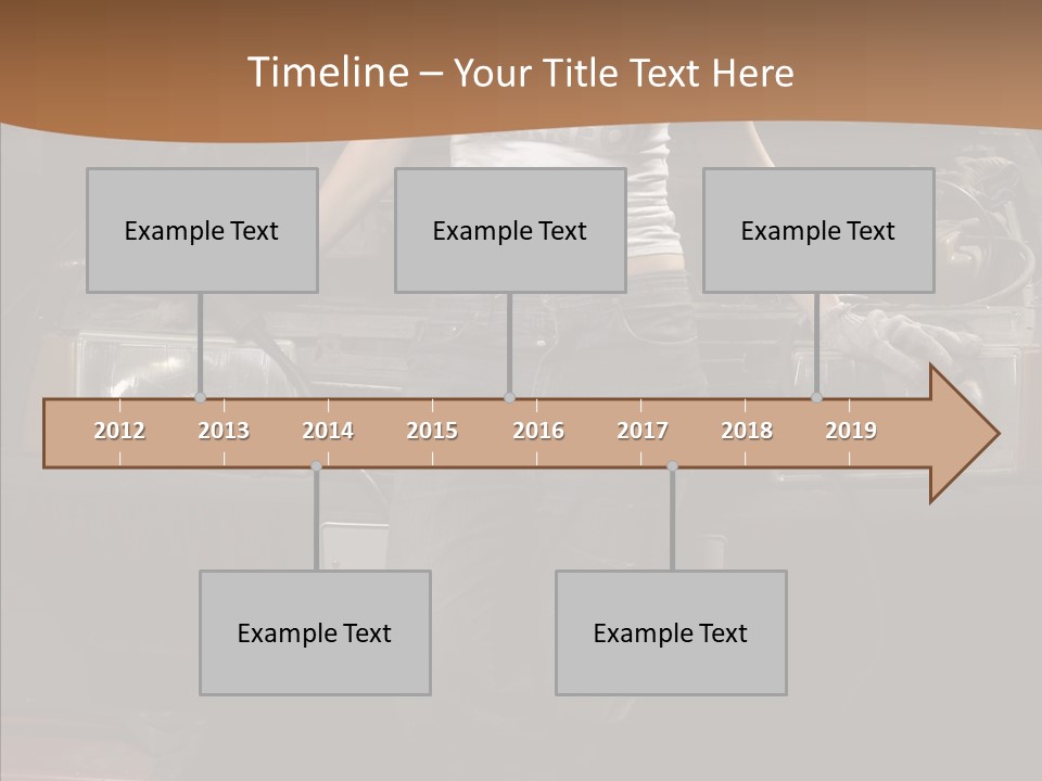 Car Woman Service PowerPoint Template