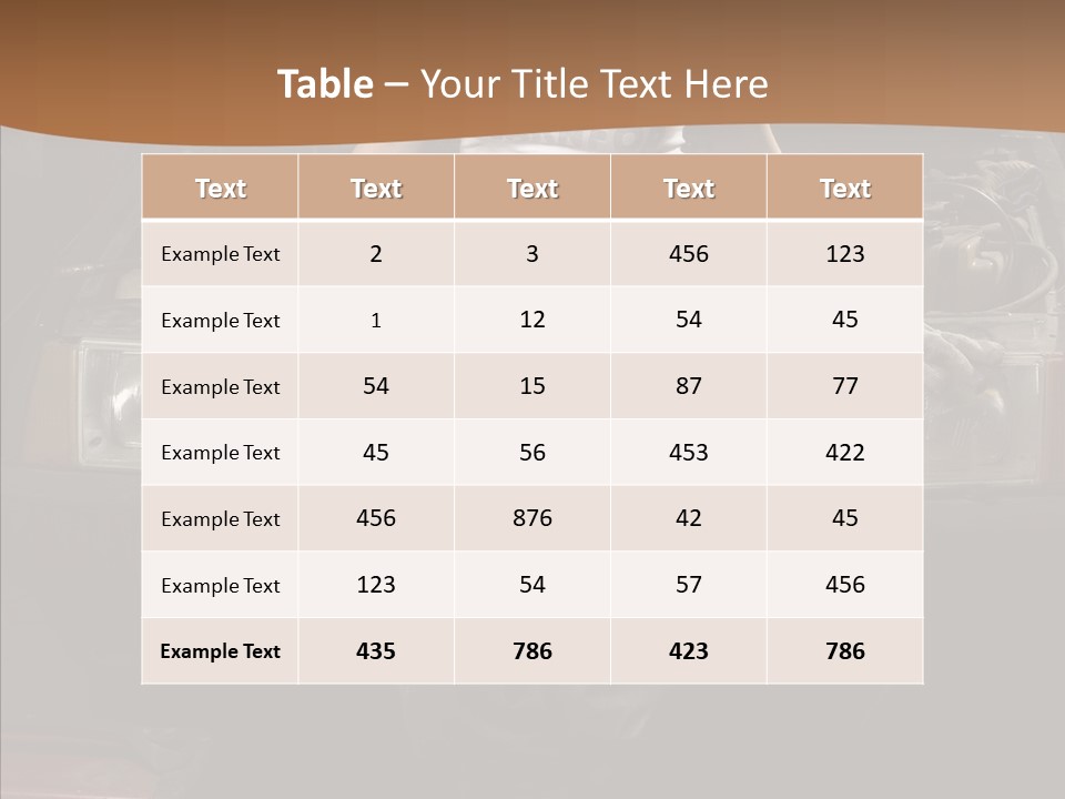 Car Woman Service PowerPoint Template