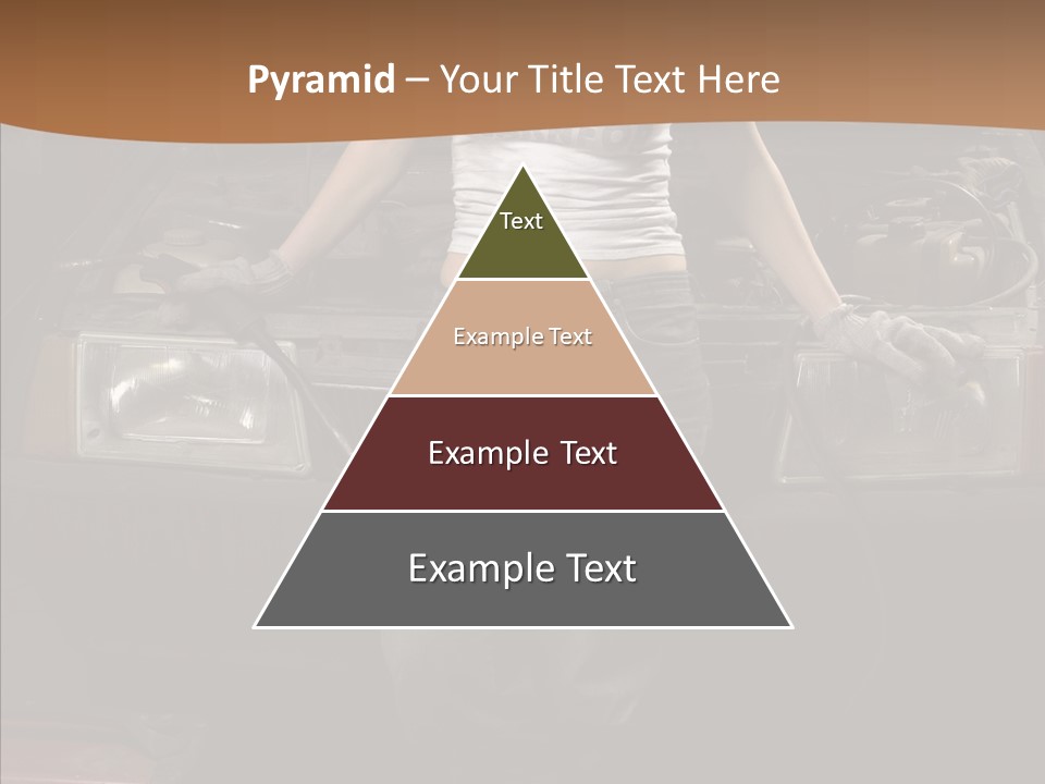 Car Woman Service PowerPoint Template