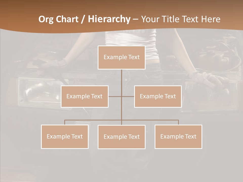 Car Woman Service PowerPoint Template