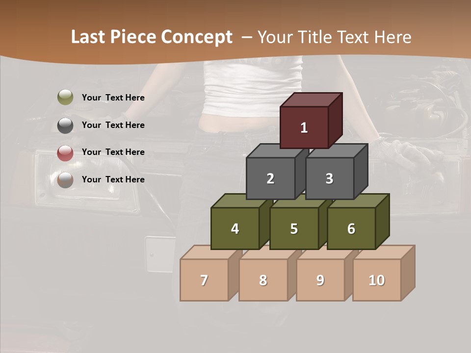 Car Woman Service PowerPoint Template