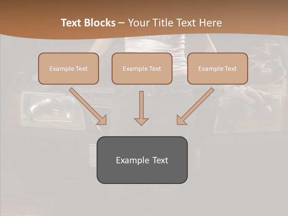 Car Woman Service PowerPoint Template