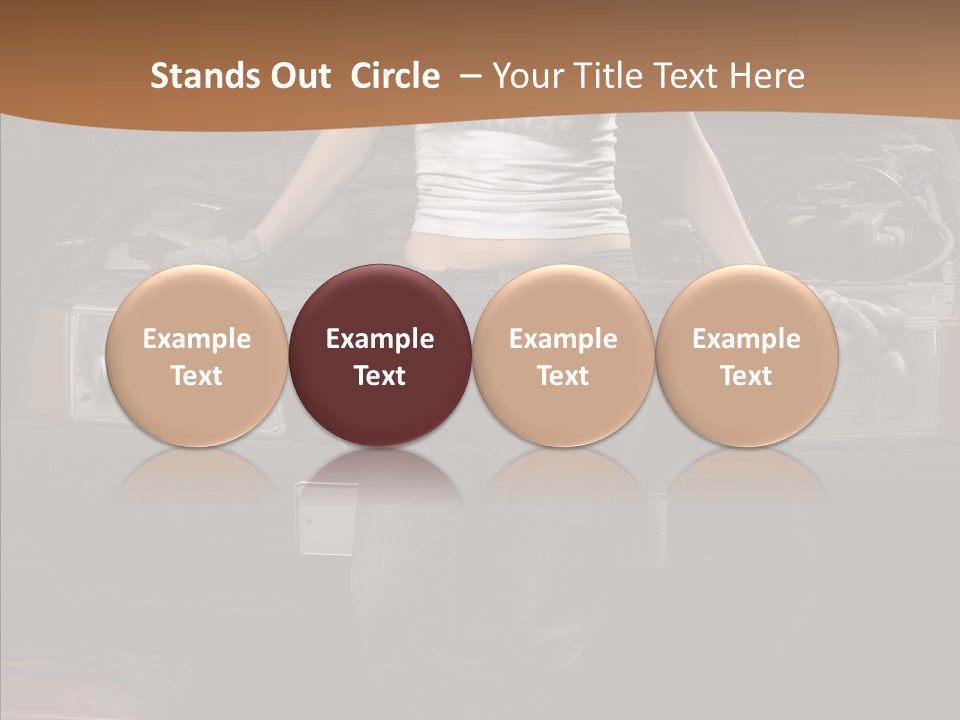 Car Woman Service PowerPoint Template