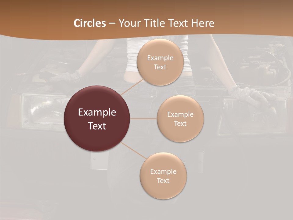 Car Woman Service PowerPoint Template