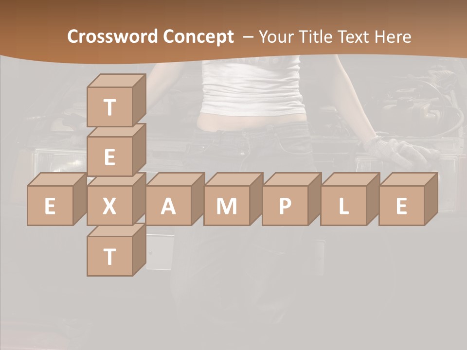 Car Woman Service PowerPoint Template