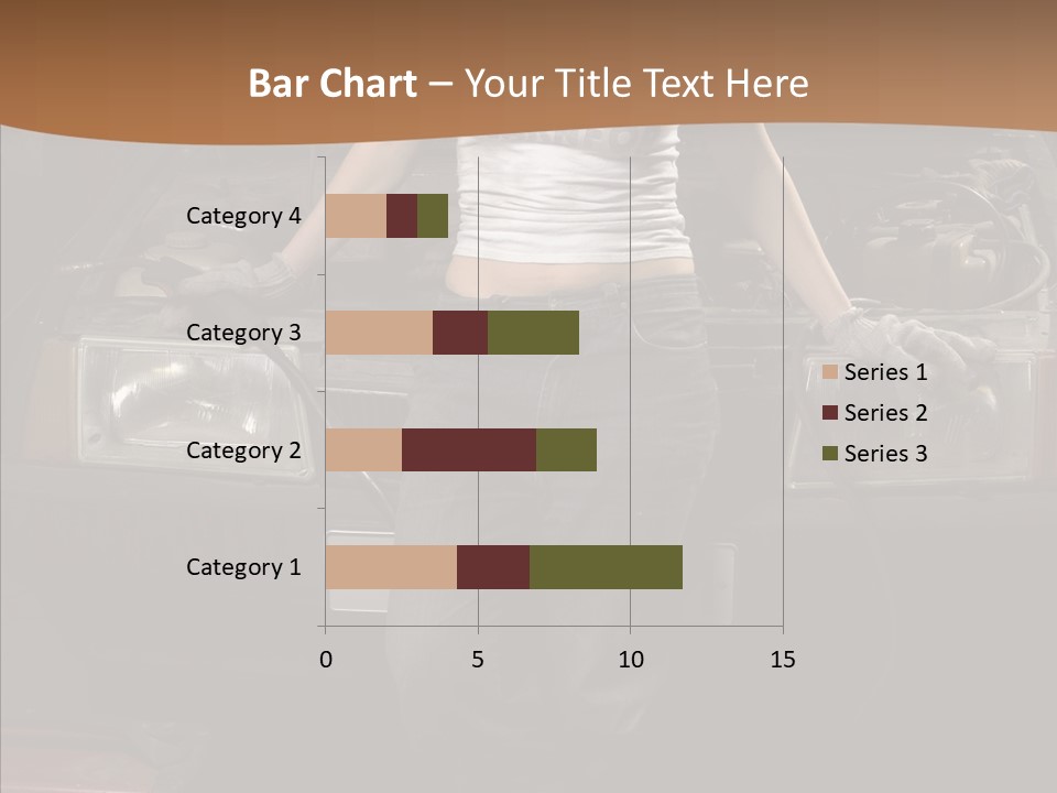 Car Woman Service PowerPoint Template