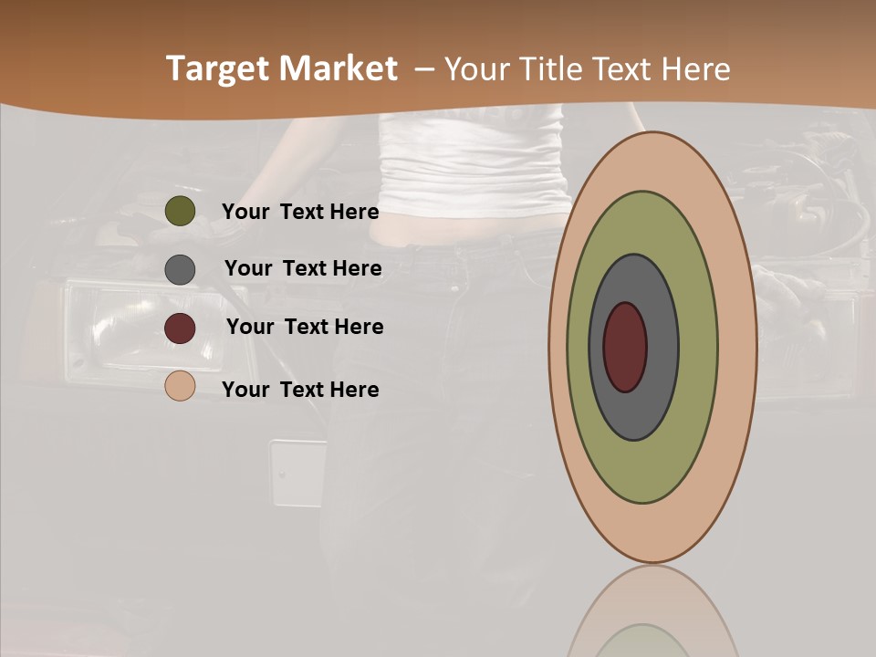 Car Woman Service PowerPoint Template