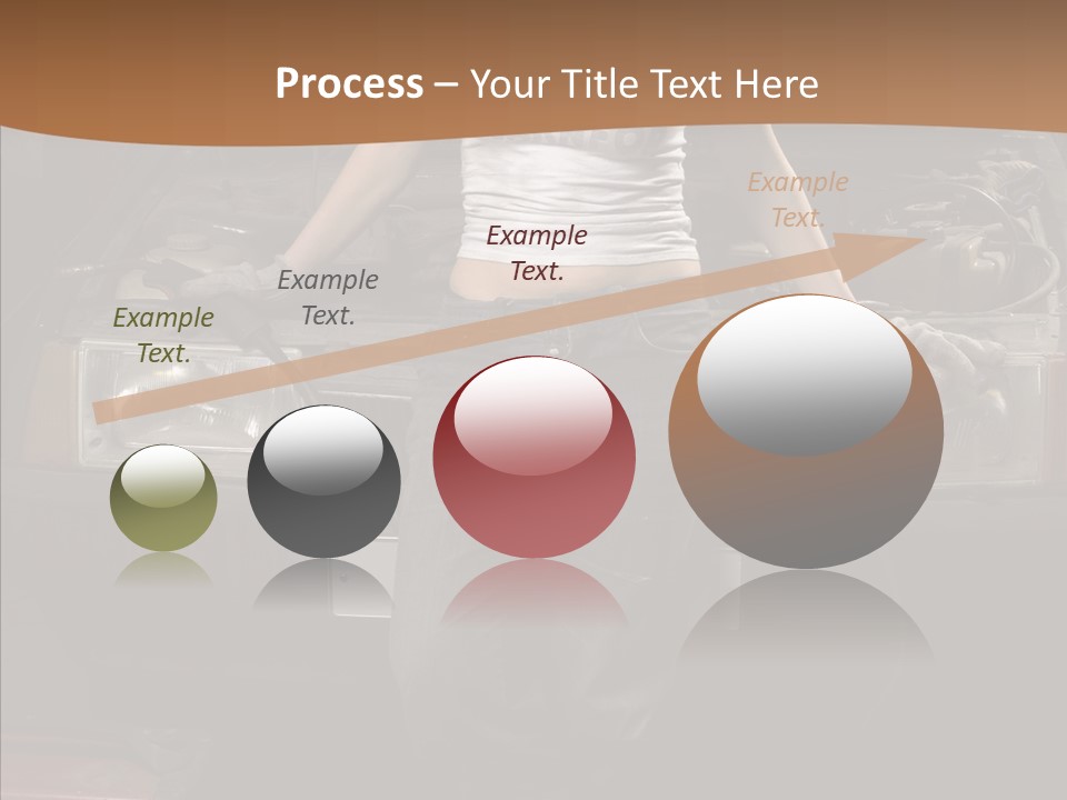 Car Woman Service PowerPoint Template