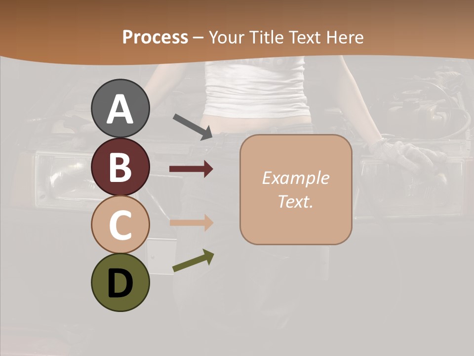 Car Woman Service PowerPoint Template