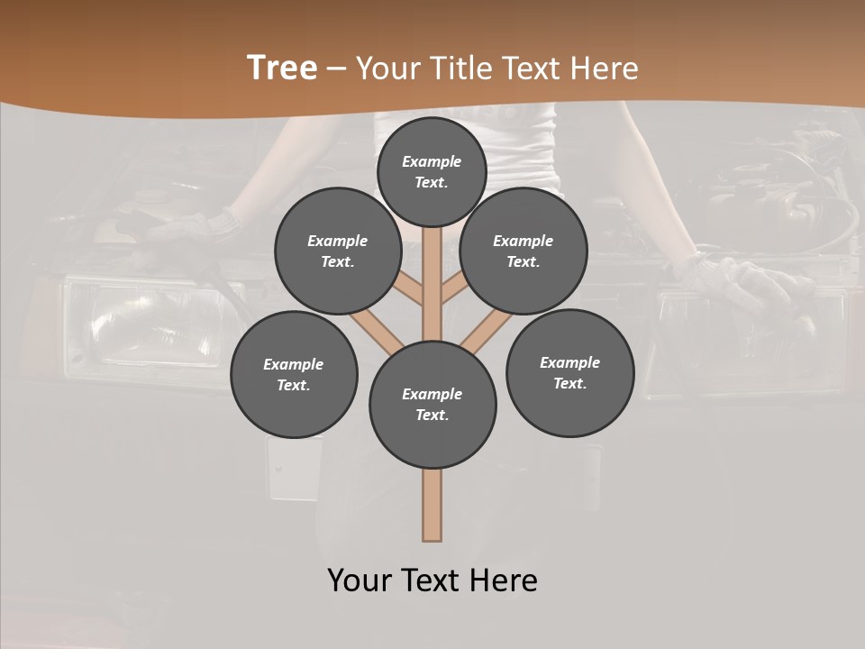 Car Woman Service PowerPoint Template