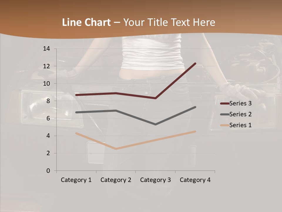 Car Woman Service PowerPoint Template