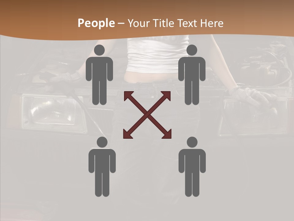Car Woman Service PowerPoint Template