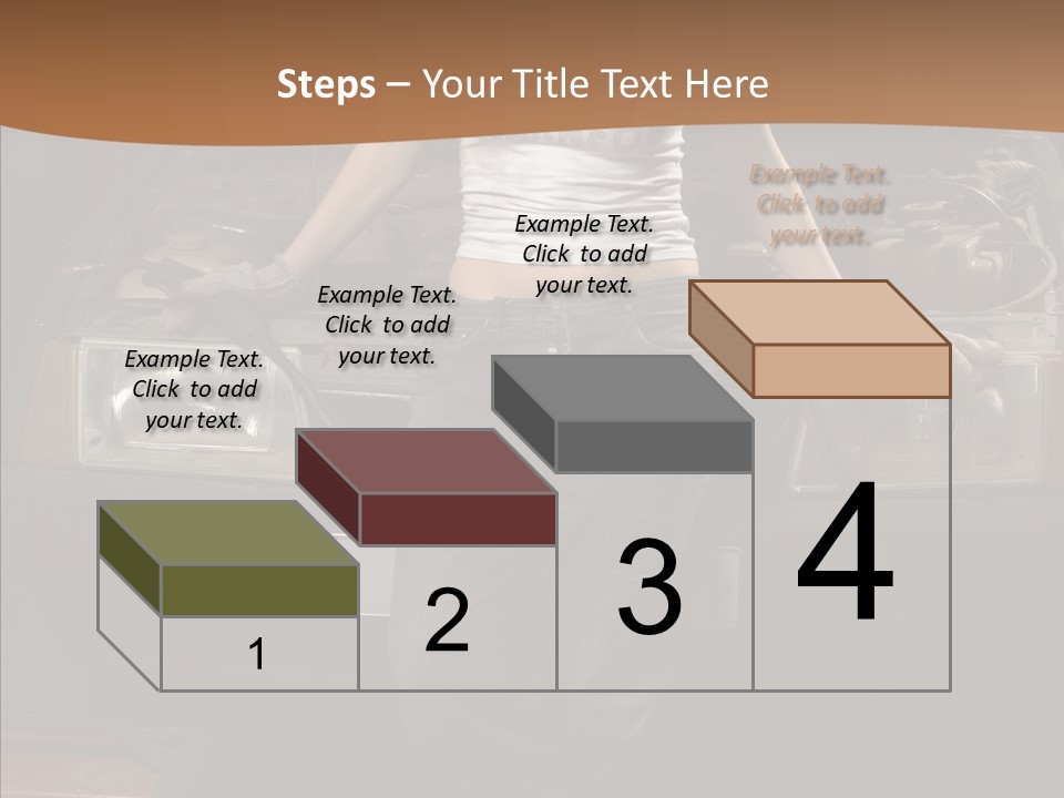 Car Woman Service PowerPoint Template