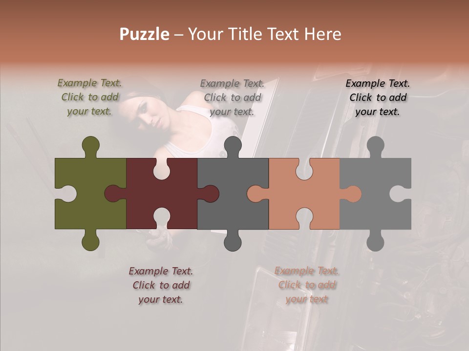 Car Care Automobile Tool PowerPoint Template